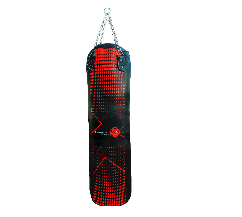 TRADITIONAL PUNCHING BAG 6 FEET PU LEATHER ORANGUSPORT