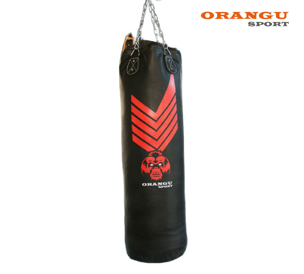 TRADITIONAL PUNCHING BAG 6 FEET PU LEATHER ORANGUSPORT