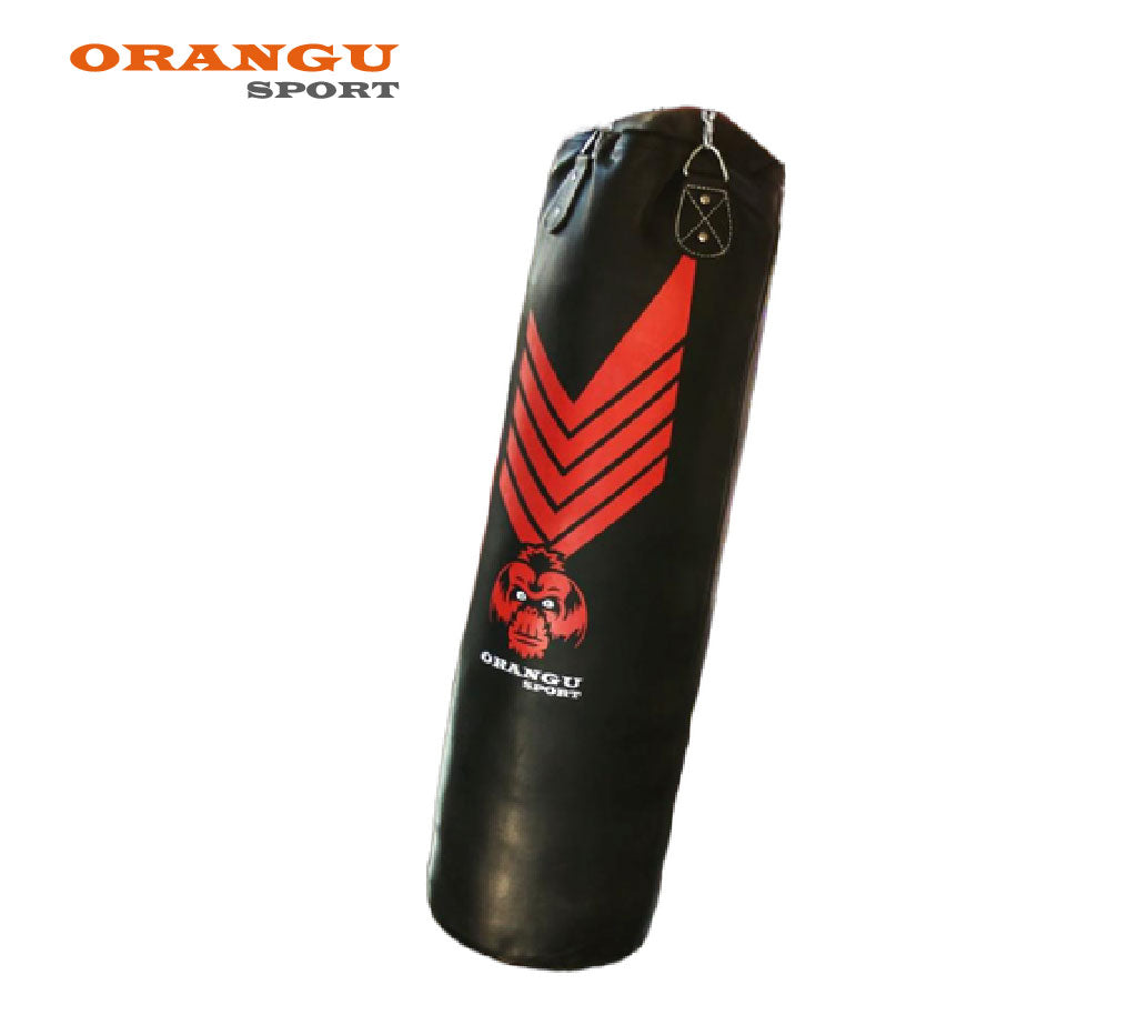 TRADITIONAL PUNCHING BAG 6 FEET PU LEATHER ORANGUSPORT